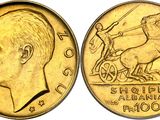 a close up of a coin with a picture of a man on it