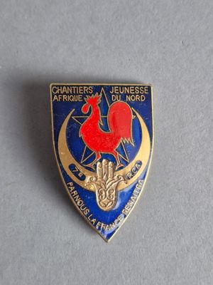 une image représentant un insigne orné d'un coq