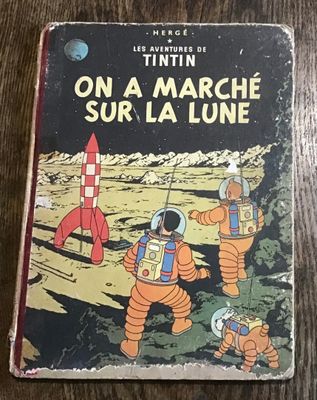 Les Aventures de Tintin Hergé On A Marché Sur La Lune