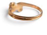 an image of a gold ring with a star on it