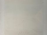 a picture of a drawing of a plane on the wall