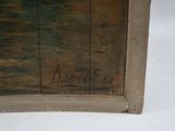 a picture of a painting on the wall of a room
