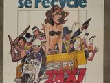 the poster for a movie starring a woman riding on a motorcycle
