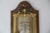 Baromètre en bois et bronze doré à décor d'un nœud enrubanné… (photo 4)