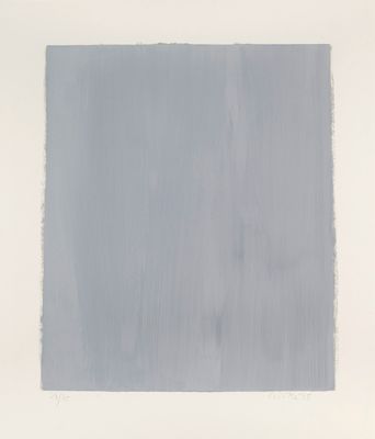 an image of a painting of a square in blue and white