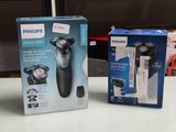 packaging for a philips shaver and a box for a razor