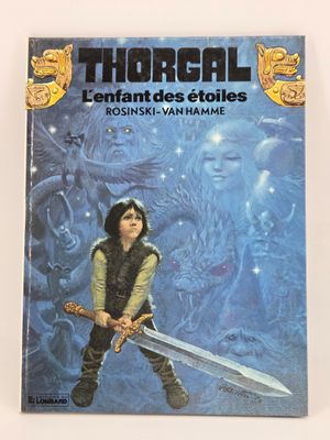 the cover of a book with a picture of a man holding a sword