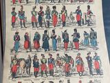 many different types of military uniforms on this page
