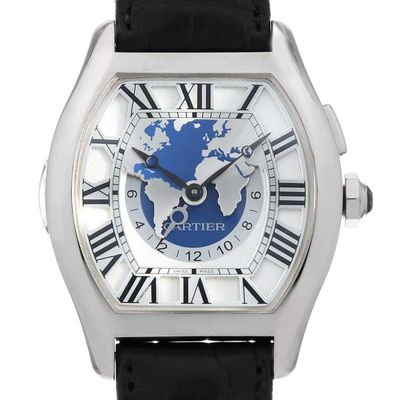 CARTIER Modèle : Tortue Multi-Fuseaux horaires XL