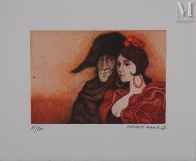 une image d'un tableau représentant un homme et une femme