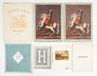 four pictures of a man riding a horse on a wall