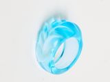 an image of a blue ring on a white surface