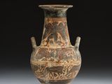 l'image d'un vase orné d'un motif