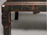 an image of a pair of asian style tables with a decorative design