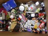 a box full of assorted items that are in it
