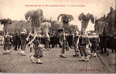 CPA : Gille de Belgique et La Danse des Gilles lors de la Ca…