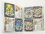 tout un tas de cartes qui se trouvent dans un livre