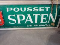 POUSSET SPATEN DE MUNICH panneau lumineux double face, dim 2… (photo 2)