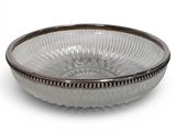 an image of a glass bowl on a white background