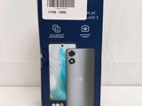 packaging of a box with a phone inside of it on a white surface