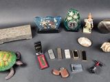 a lot of items that are sitting on a table