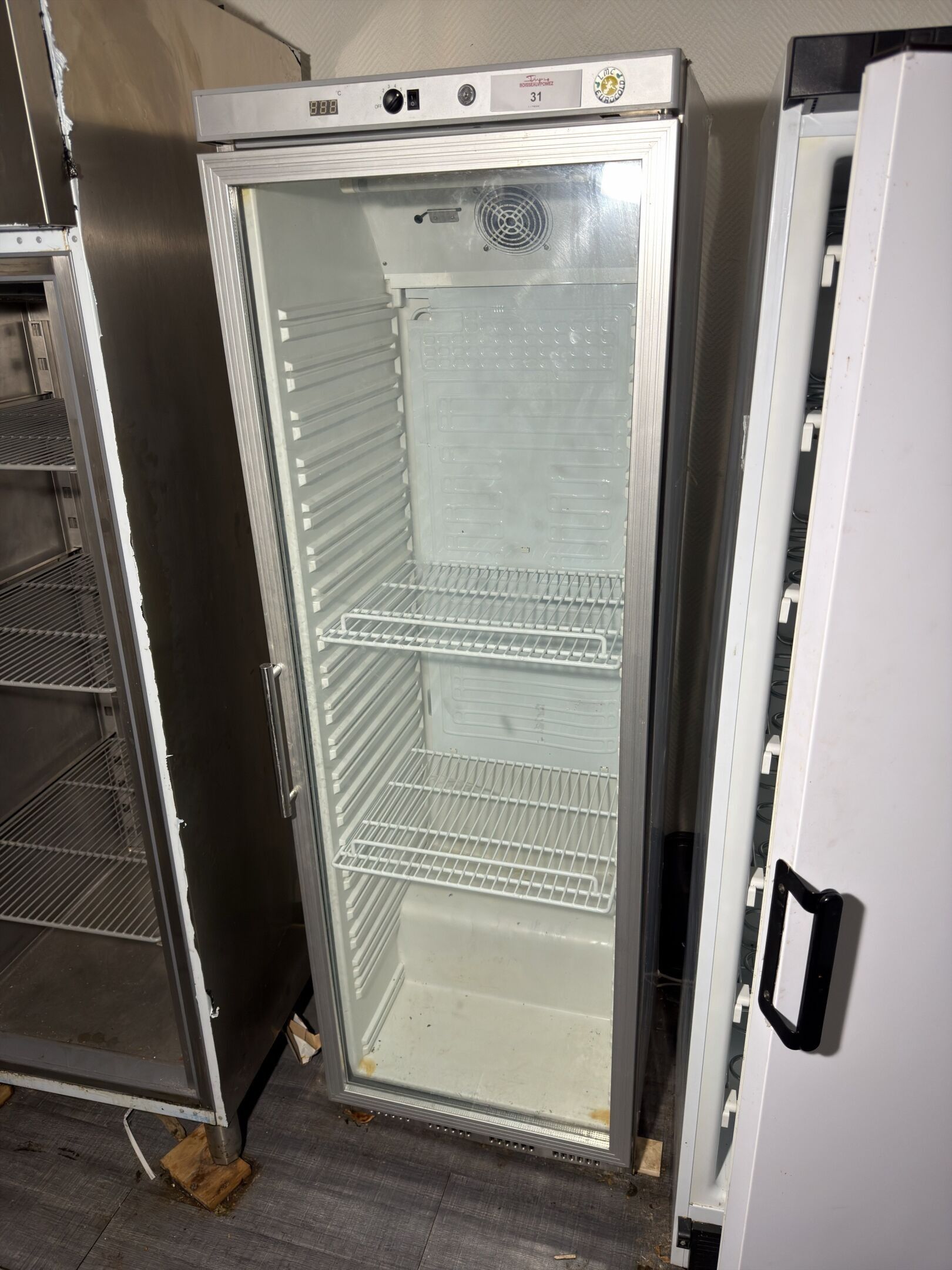 Armoire réfrigérée positive LMC Eurocold, une porte vitrée, …