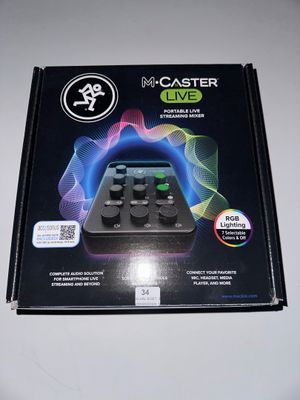 Table de mixage mobile pour streaming MACKIE M-CASTER LIVE. - Photo 1