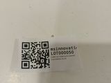 a qr code on the side of a toilet seat