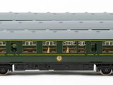 a toy train that is sitting on a white surface