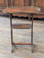 Table volante type "rognon" en bois de placage, avec tablett… (photo 4)