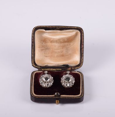 an image of a pair of diamond earrings in a case