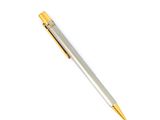 un stylo posé sur une surface blanche