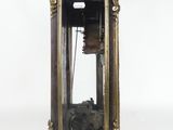 a clock that is sitting in the middle of a room