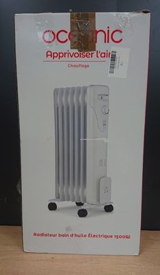 Radiateur électrique bain d'huile 1500W OCEANIC - 3 puissanc…