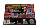 a back cover of a video game on a white background
