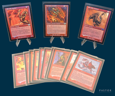 beaucoup de cartes sur la table
