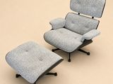 Modèle 3D du fauteuil et du repose-pieds Eames - Fauteuil et repose-pieds Eames par 3D _ Molier