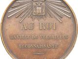 an image of a close up of a medal on a white background