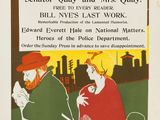 an advertisement for the philadelphia sunday press featuring a man and a woman