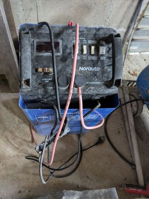 a blue box that has some wires attached to it