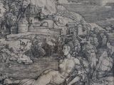 une image représentant le dessin d'une femme allongée par terre