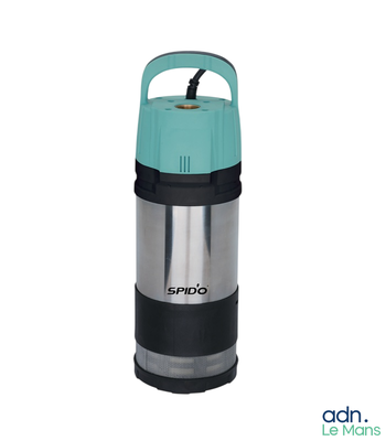 an image of a blue and black thermos bottle on a white background