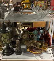 Lot comprenant : centre de table cristal Bayel, Coupe Daum F…