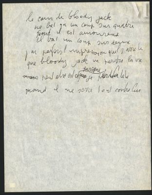 une vieille lettre manuscrite d'un homme qui écrit sur un morceau de papier