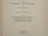 an open book with a black and white title on it