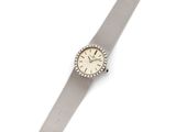 Montre-bracelet Rolex pour femme, en or 18 carats et sertie de diamants