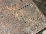 a piece of wood that has been scratched off of it