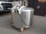 an image of a large stainless steel tank on a pallet