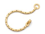 un bracelet en or avec un fermoir sur fond blanc
