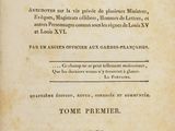 an old book with a black and white title on it